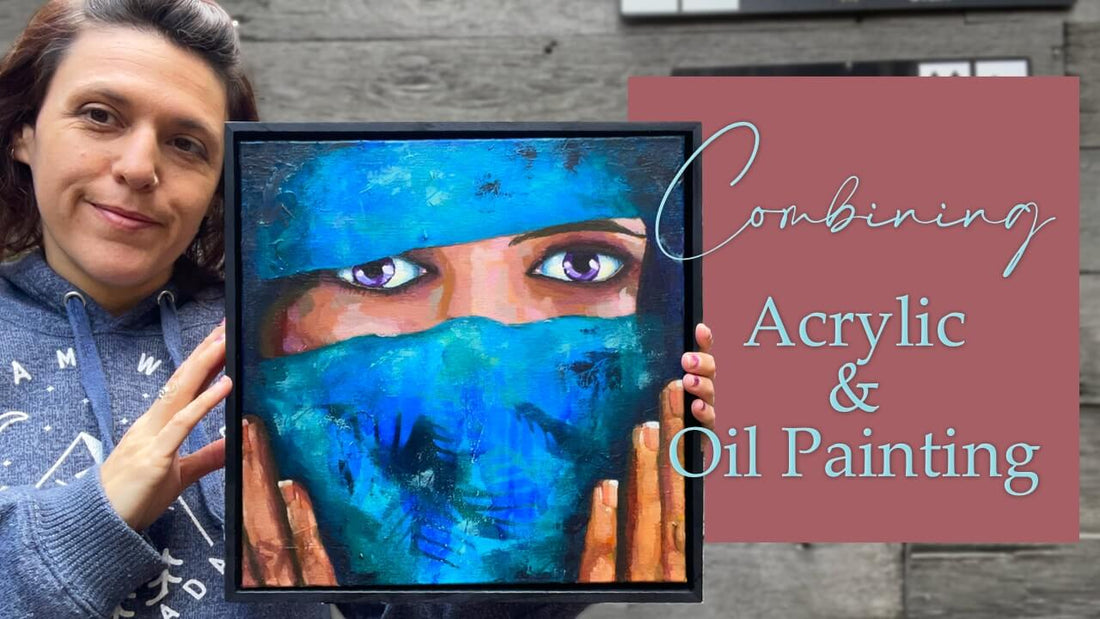 Milan Art Institute Mastery Program Review Week 15 Combining Acrylic and Oil Painting