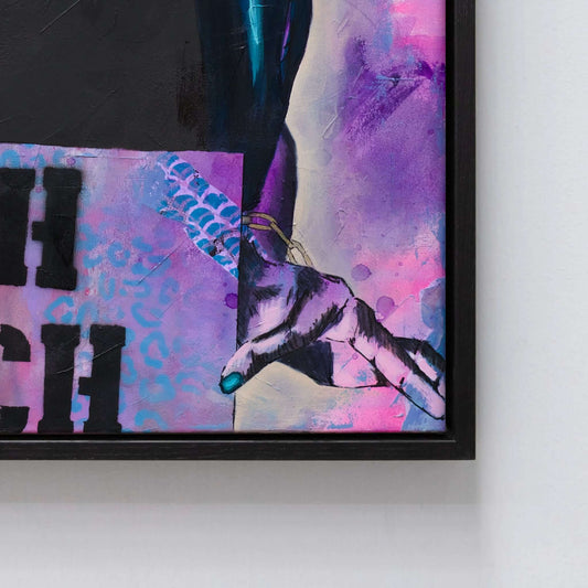 Black Float Frame for Canvas