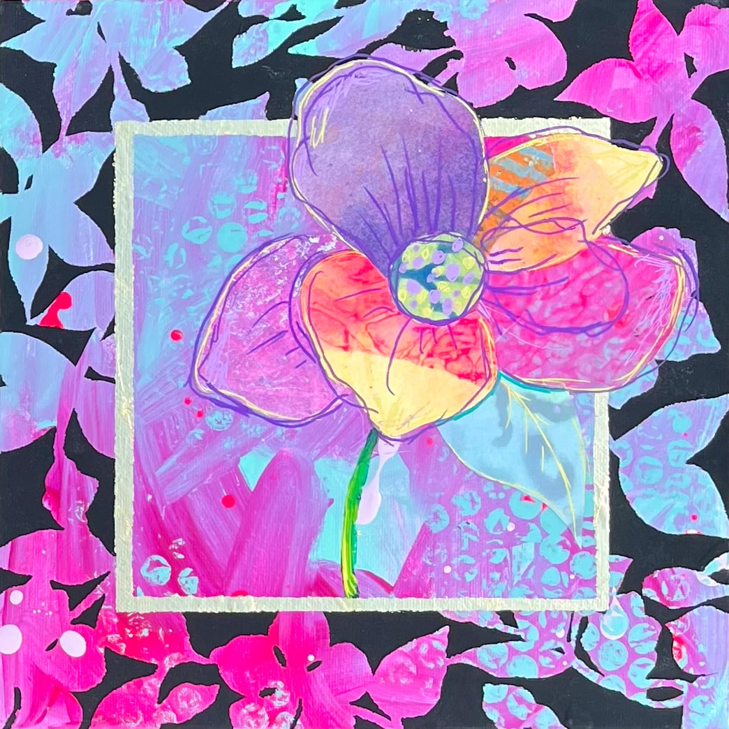 Open Studios Mixed Media Painting Workshop
