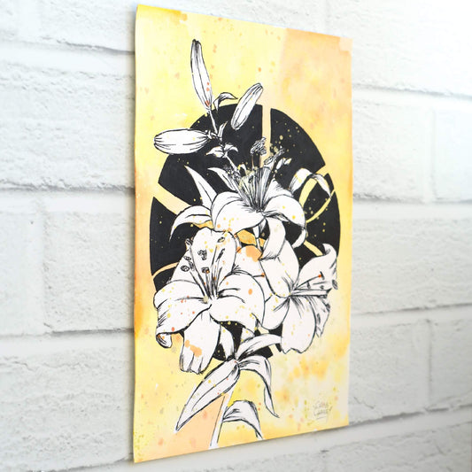 Lillies Original Painting