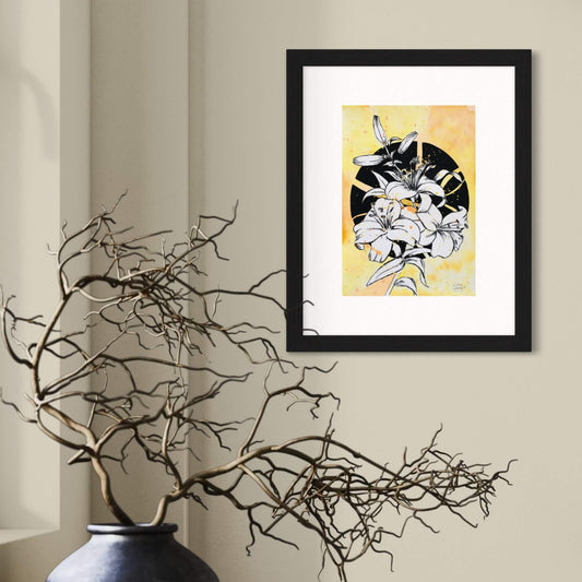 Lillies Original Painting