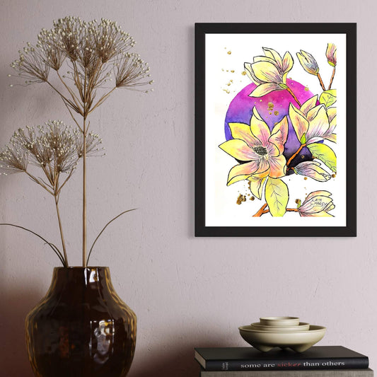 Midnight Blooms Original Art