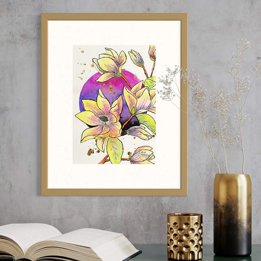 Midnight Blooms Original Art