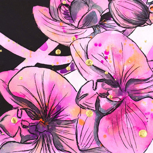 Orchids Original Painting