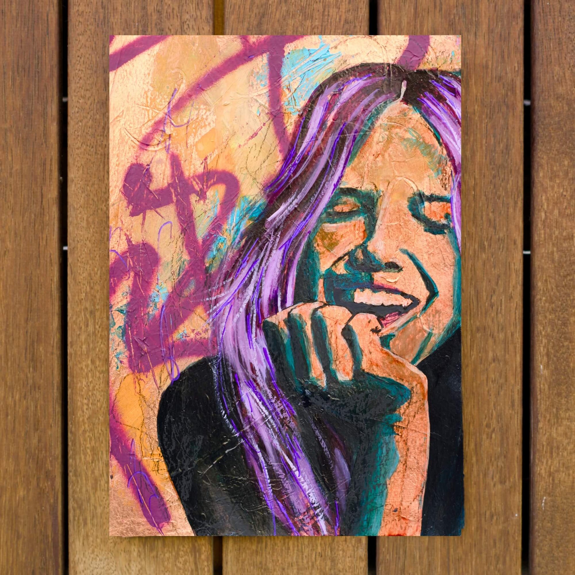 Criss Chaney, Urban Pop Art,  Contemporary Mixed Media Graffiti Style Fusion, Neo-Feminist Street Art