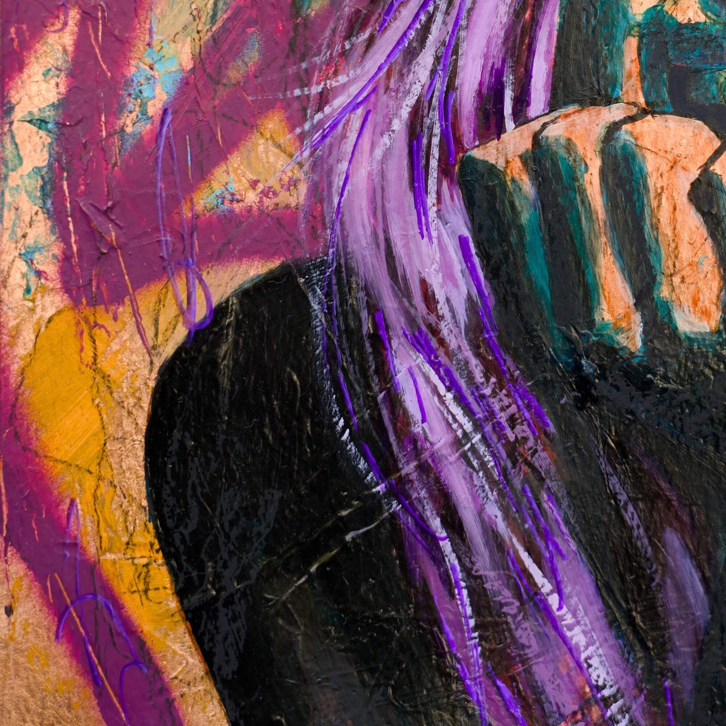 Criss Chaney, Urban Pop Art,  Contemporary Mixed Media Graffiti Style Fusion, Neo-Feminist Street Art