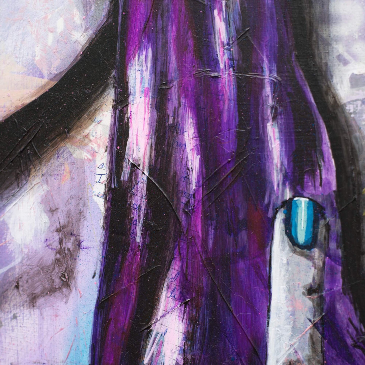 Abstract Art Paintings of Women Mixed Media Street Art Made in Melbourne