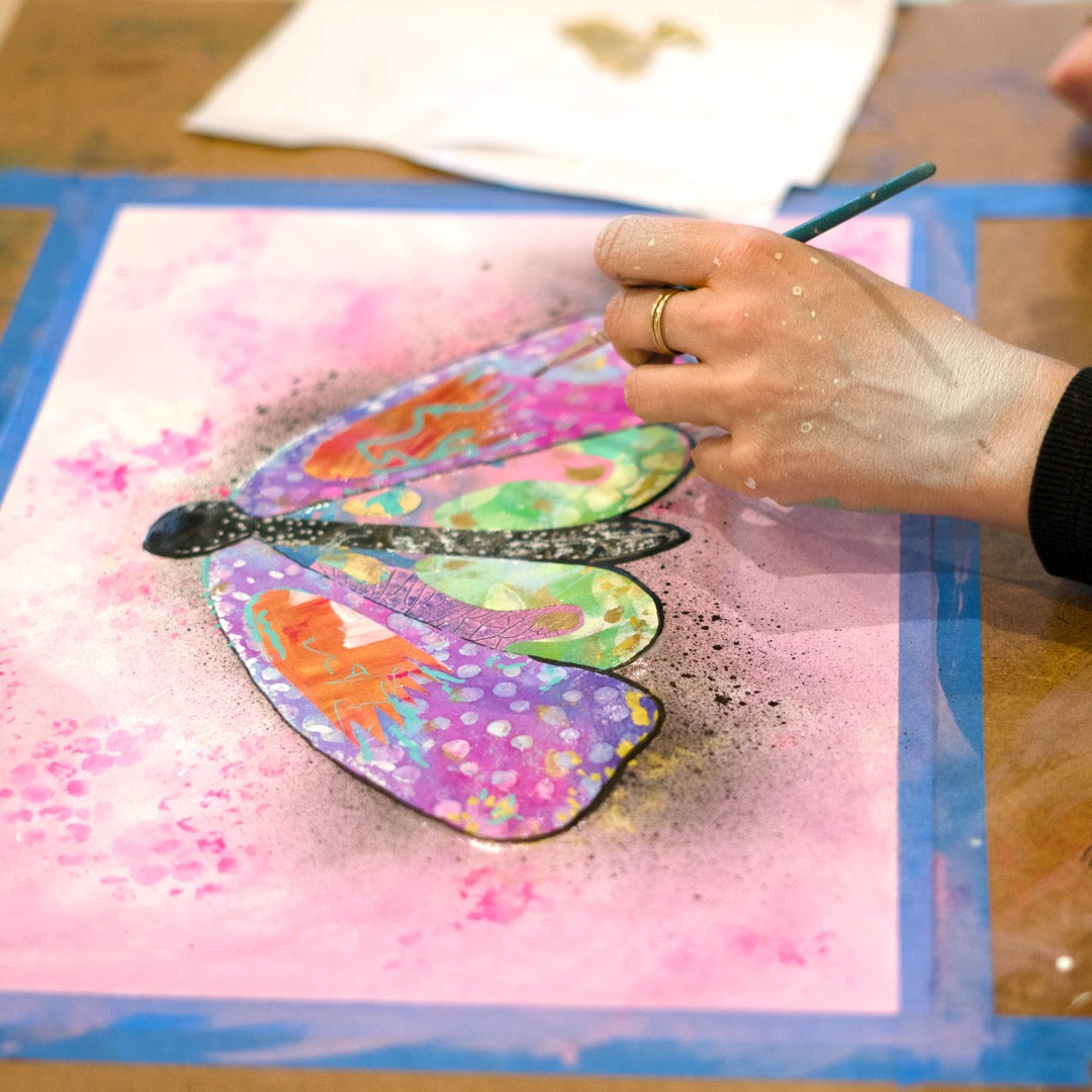 Painting Classes Berwick Mixed Media art classes criss chaney
