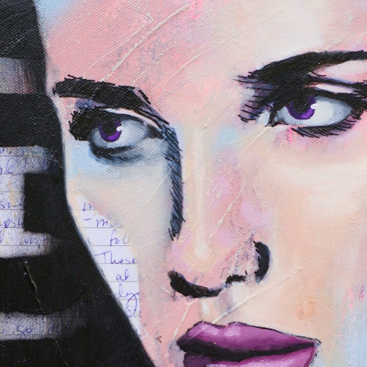 Criss Chaney, Urban Pop Art,  Contemporary Mixed Media Graffiti Style Fusion, Neo-Feminist Street Art
