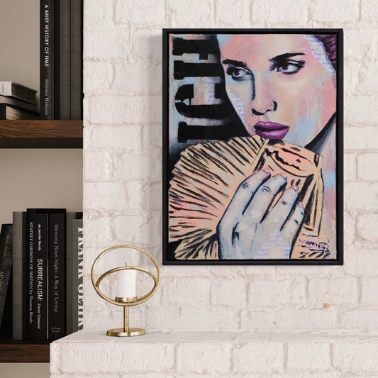 Criss Chaney, Urban Pop Art,  Contemporary Mixed Media Graffiti Style Fusion, Neo-Feminist Street Art