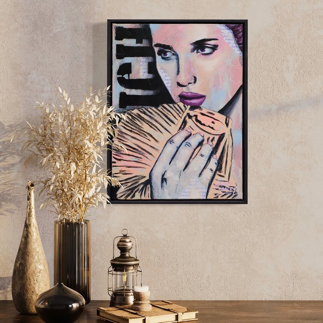 Criss Chaney, Urban Pop Art,  Contemporary Mixed Media Graffiti Style Fusion, Neo-Feminist Street Art