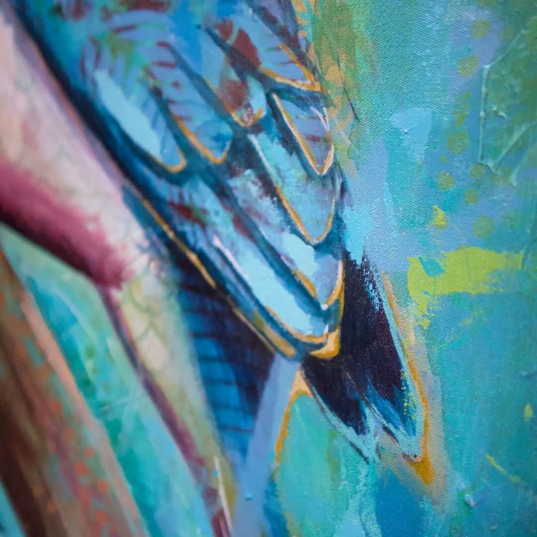 melbourne art kookaburra art colourful kookaburra painting
