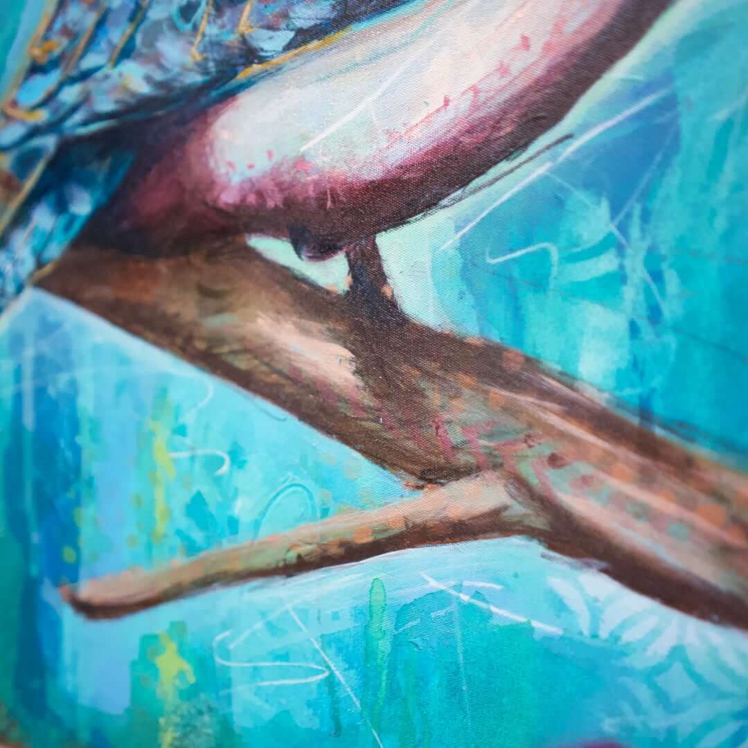 melbourne art kookaburra art colourful kookaburra painting