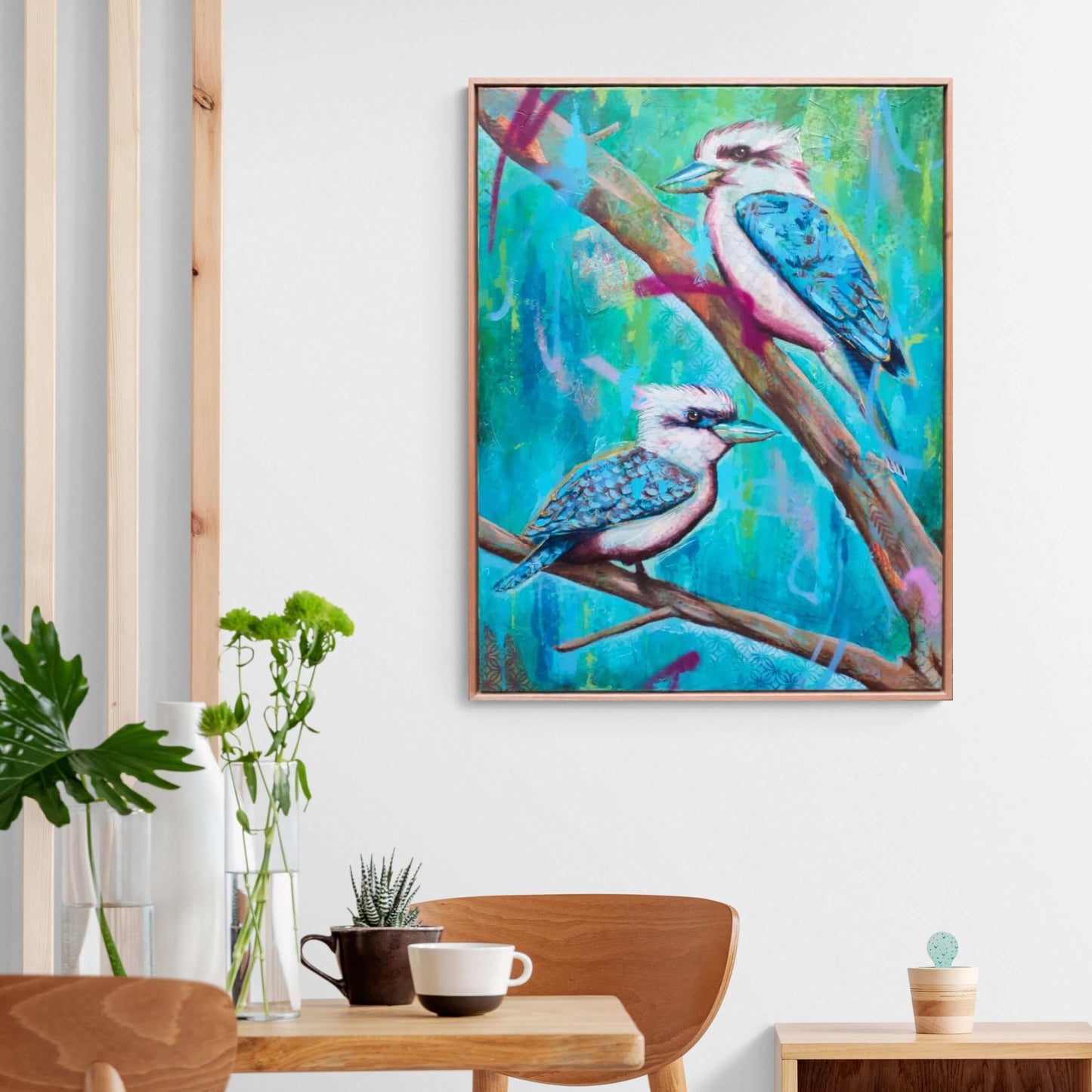 melbourne art kookaburra art colourful kookaburra painting