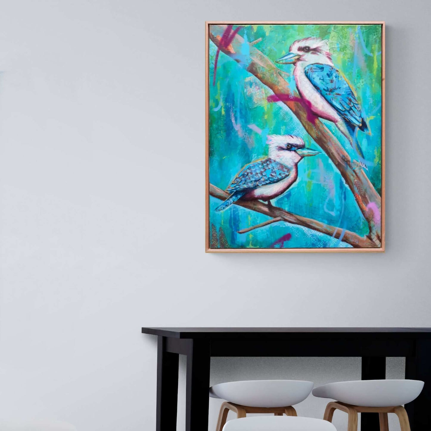 melbourne art kookaburra art colourful kookaburra painting