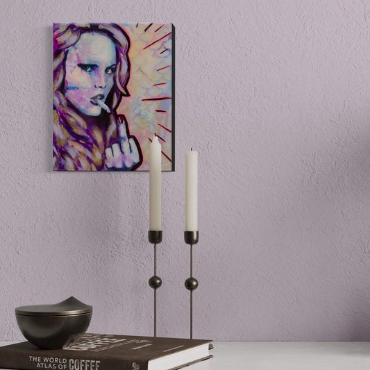 Abstract Art Paintings of Women Mixed Media Street Art Made in Melbourne