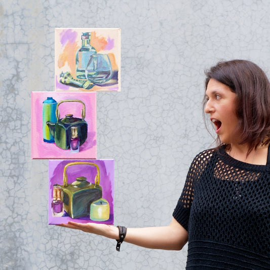 Milan Art Institute Mastery Program Review Criss Chaney colourful alla prima still life paintings
