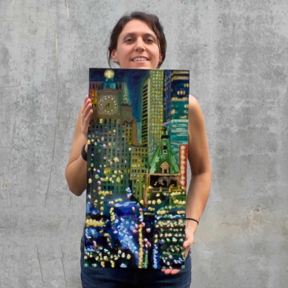 Milan Art Institute Mastery Program Review Criss Chaney traditional oil painting of new york city