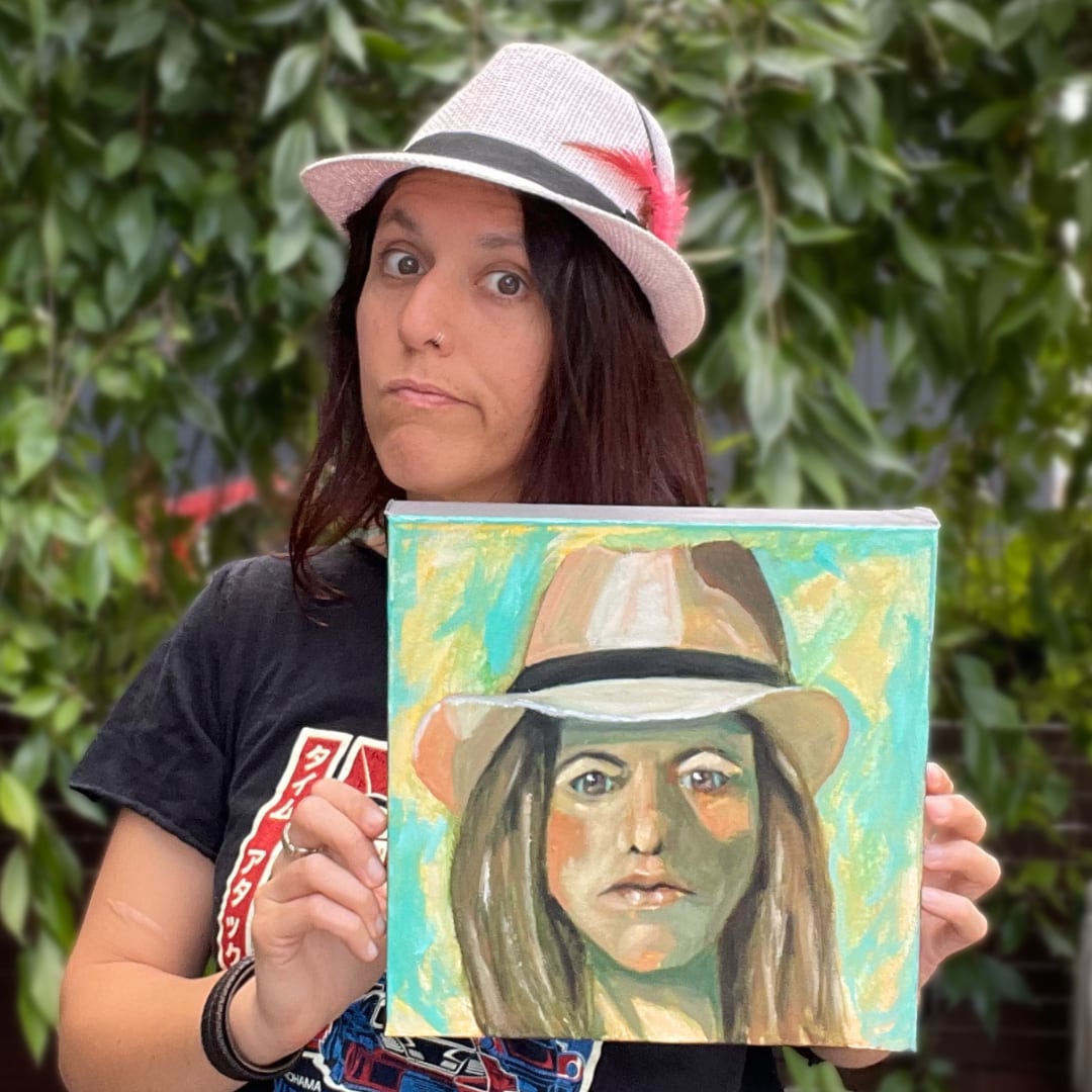 Milan Art Institute Mastery Program Review Criss Chaney alla prima self portrait traditional oil painting