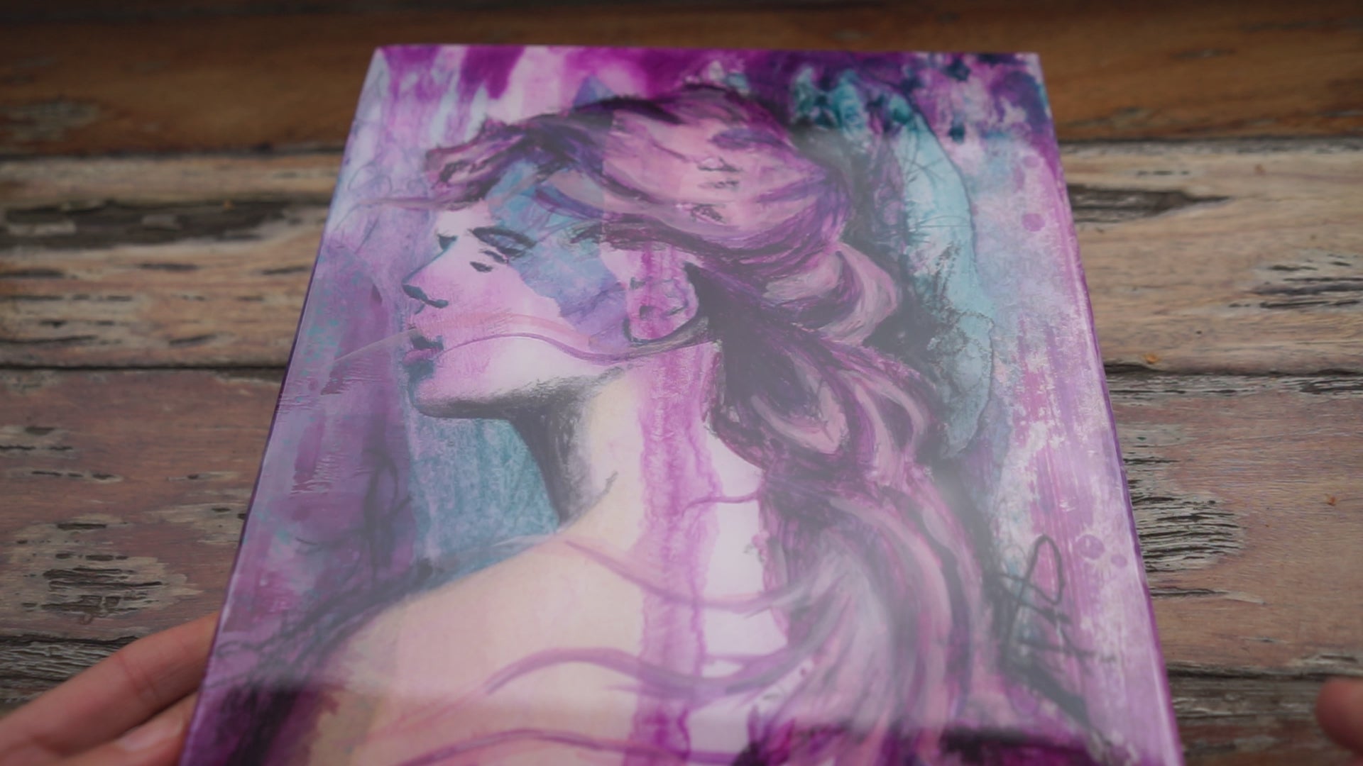 Criss Chaney, Purple Urban Pop Art,  Contemporary Mixed Media Graffiti Style Fusion, Neo-Feminist Street Art