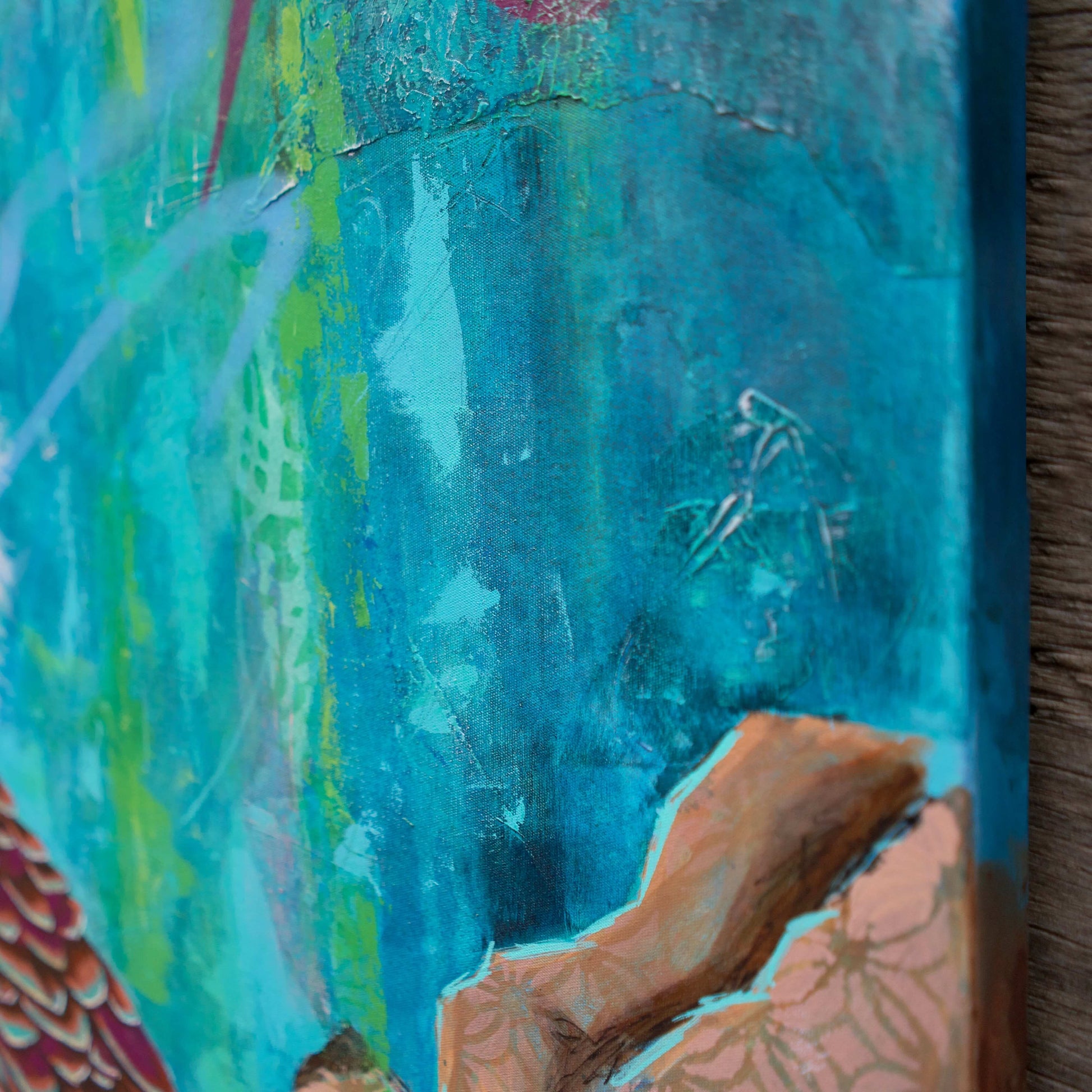 melbourne art kookaburra art colourful kookaburra painting