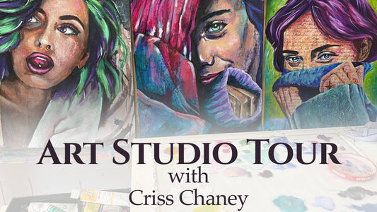 artists in melbourne art studio tour with criss chaney