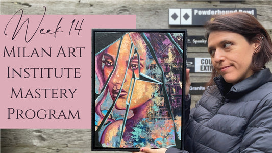 Milan Art Institute Mastery Program Review Week 14 Oil Painting Portrait