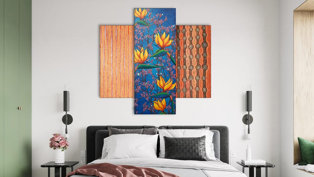 Custom Floral Painting for an Inner City Home