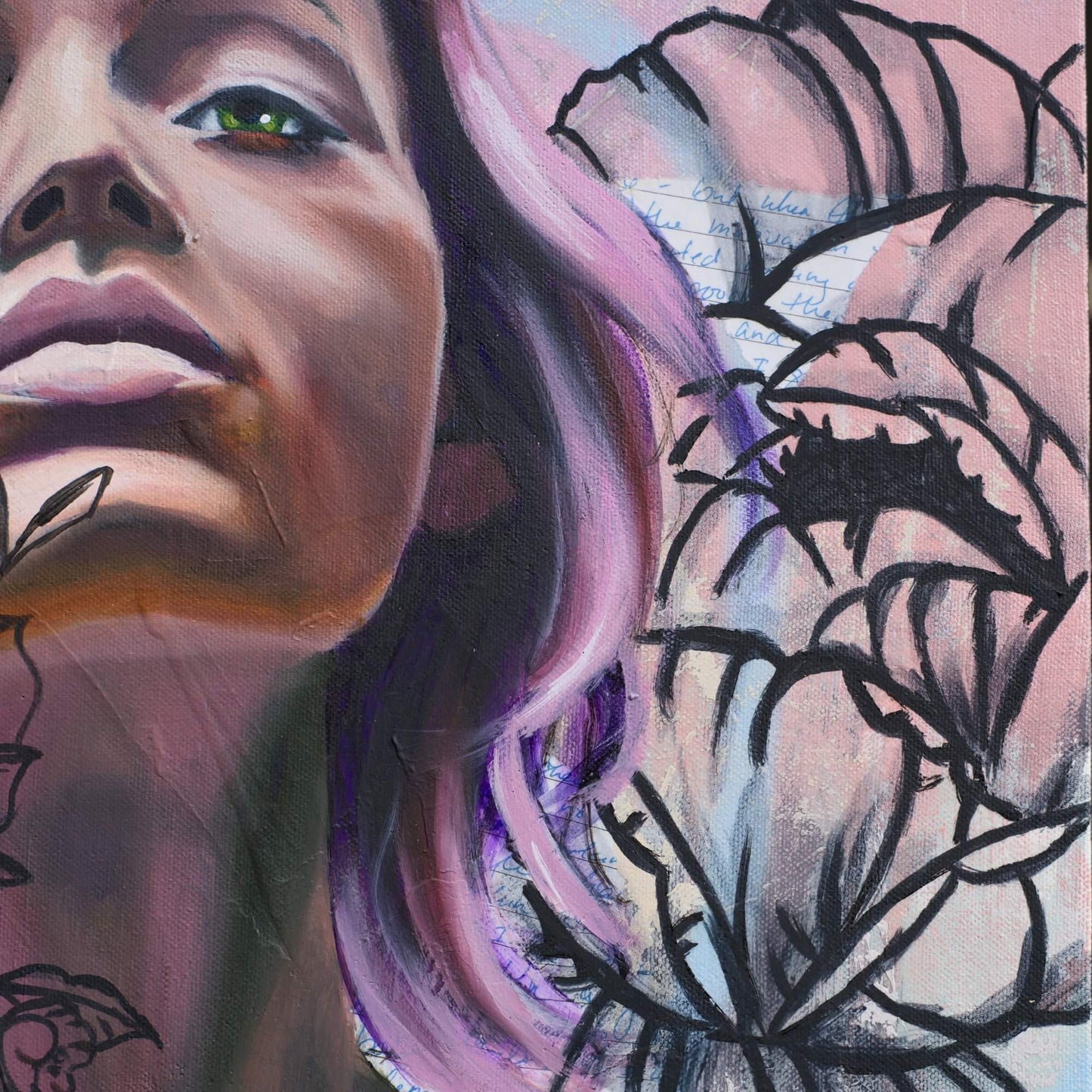 Sting Like a Queen Bee Original Art