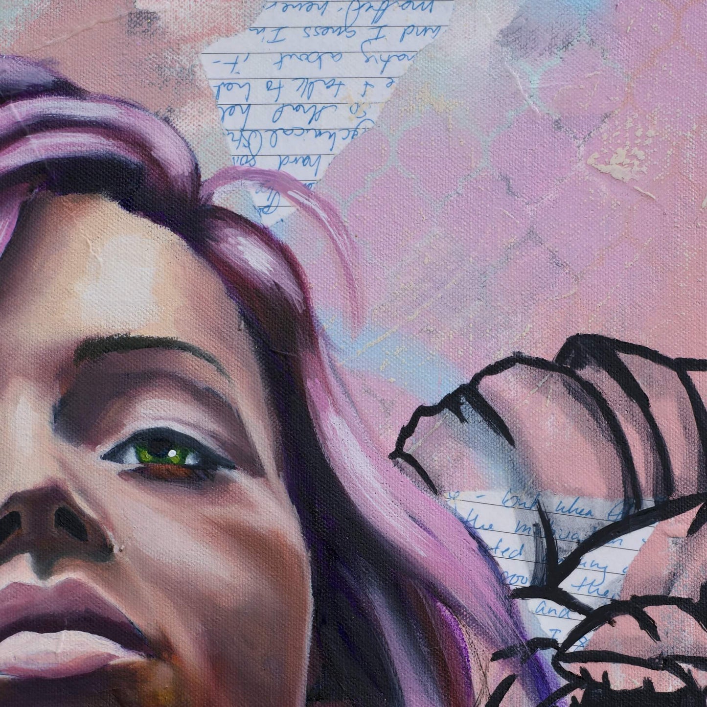 Sting Like a Queen Bee Original Art