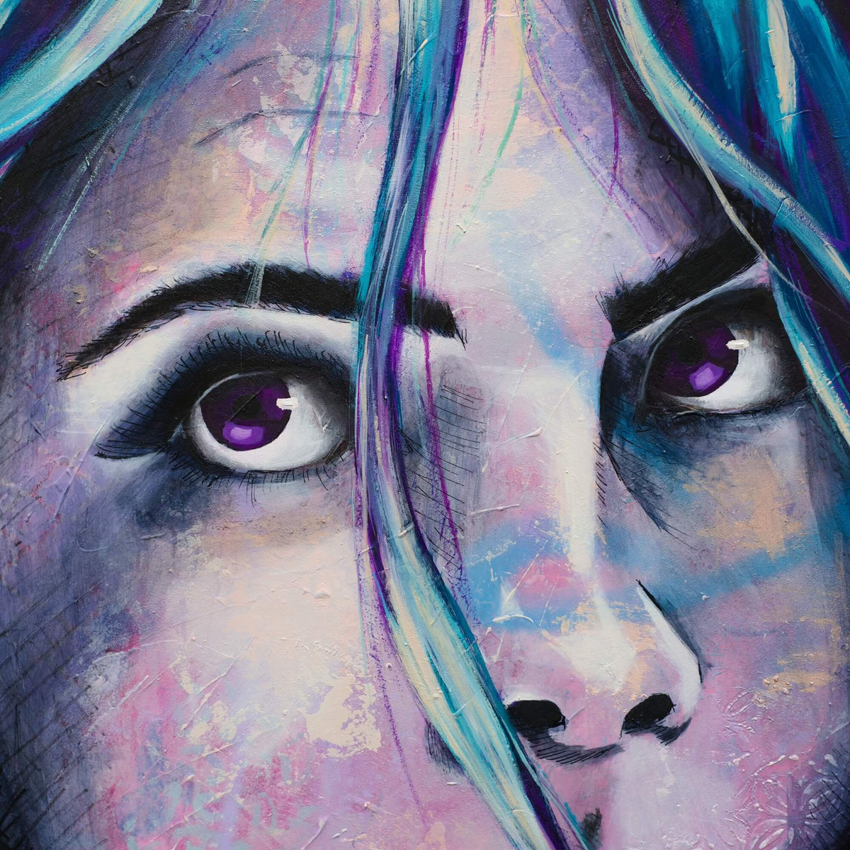 Criss Chaney, Urban Pop Art,  Contemporary Mixed Media Graffiti Style Fusion, Neo-Feminist Street Art
