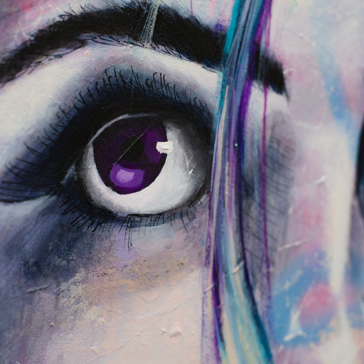 Criss Chaney, Urban Pop Art,  Contemporary Mixed Media Graffiti Style Fusion, Neo-Feminist Street Art