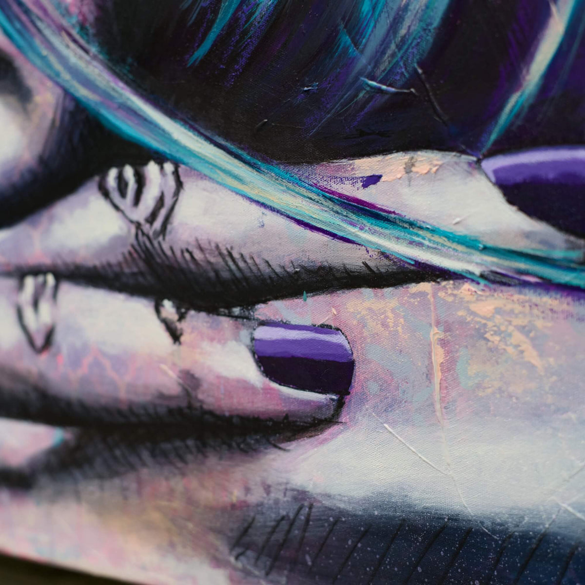 Criss Chaney, Urban Pop Art,  Contemporary Mixed Media Graffiti Style Fusion, Neo-Feminist Street Art