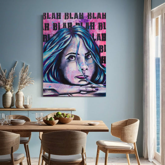 Criss Chaney, Urban Pop Art,  Contemporary Mixed Media Graffiti Style Fusion, Neo-Feminist Street Art
