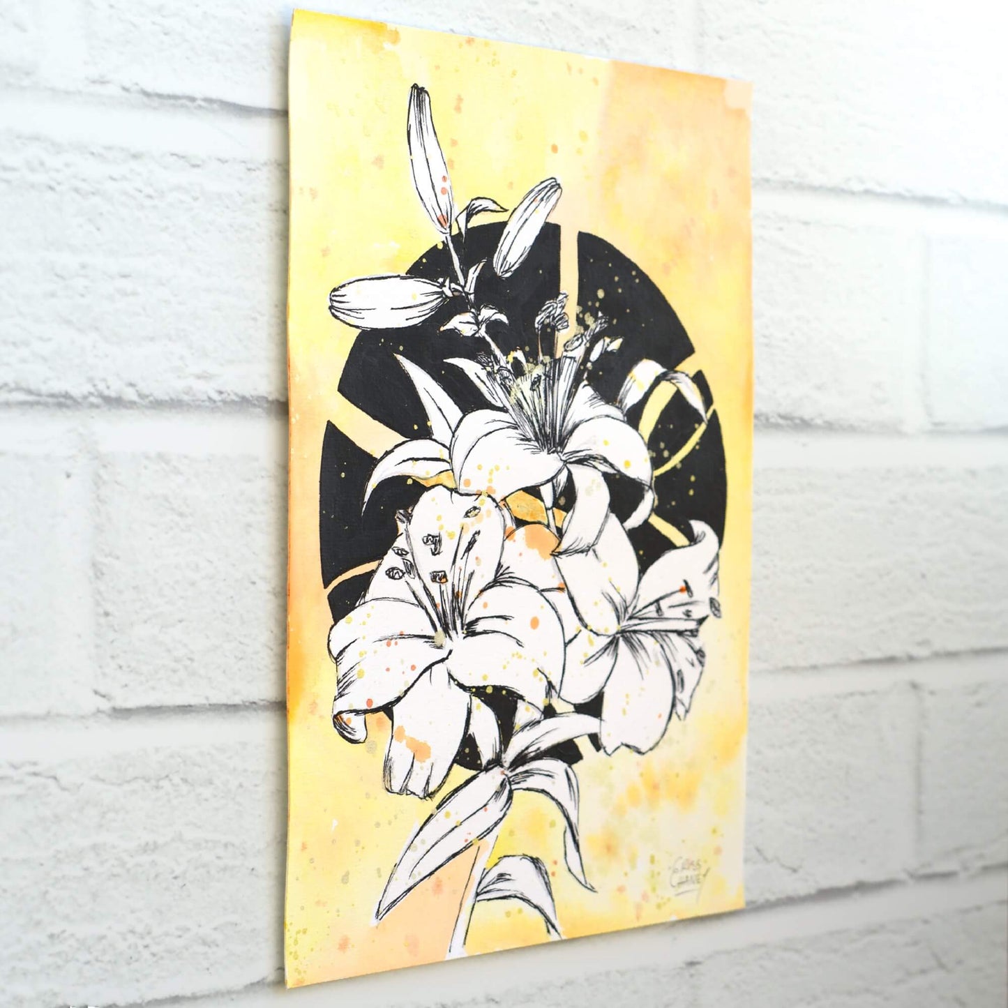 Lillies Original Painting