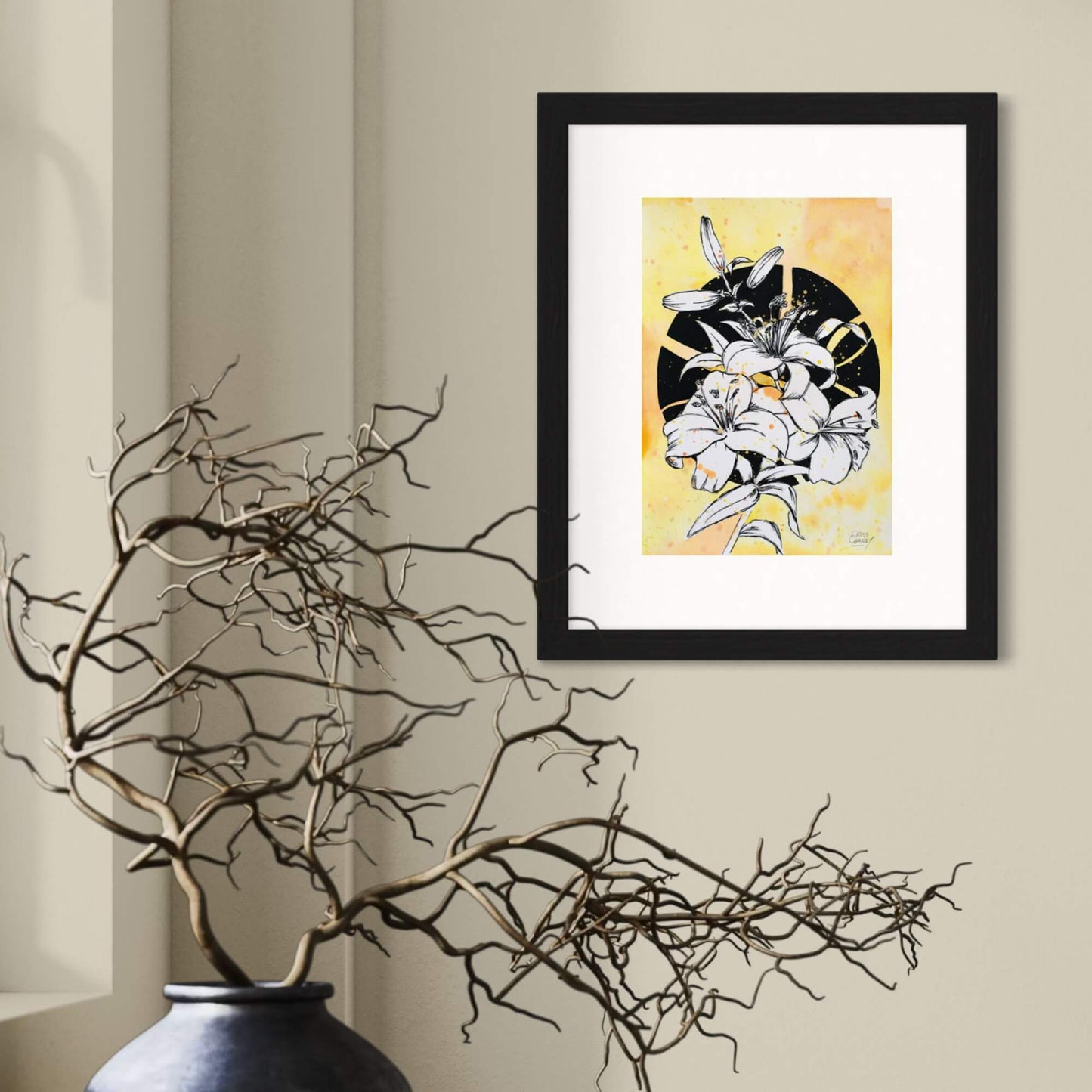 Lillies Original Painting
