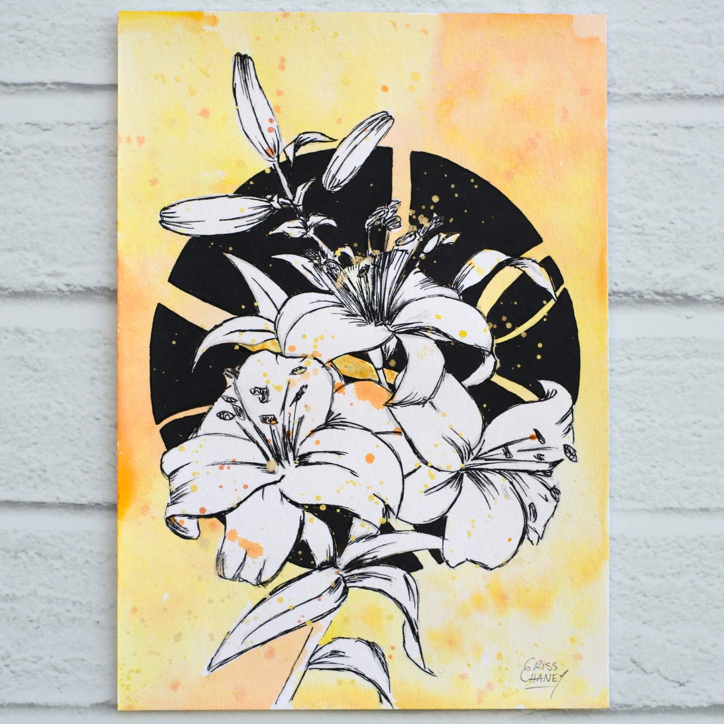 Lillies Original Painting