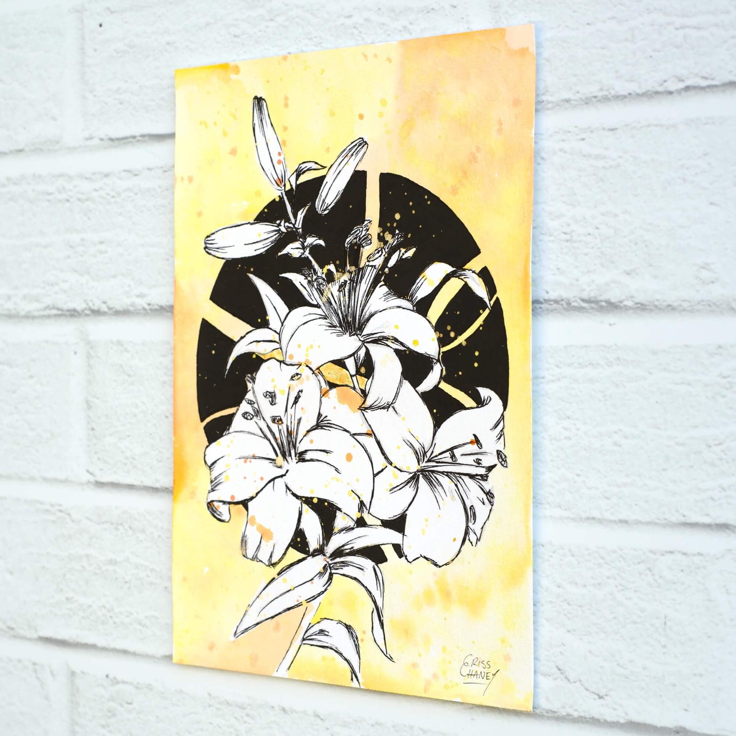 Lillies Original Painting