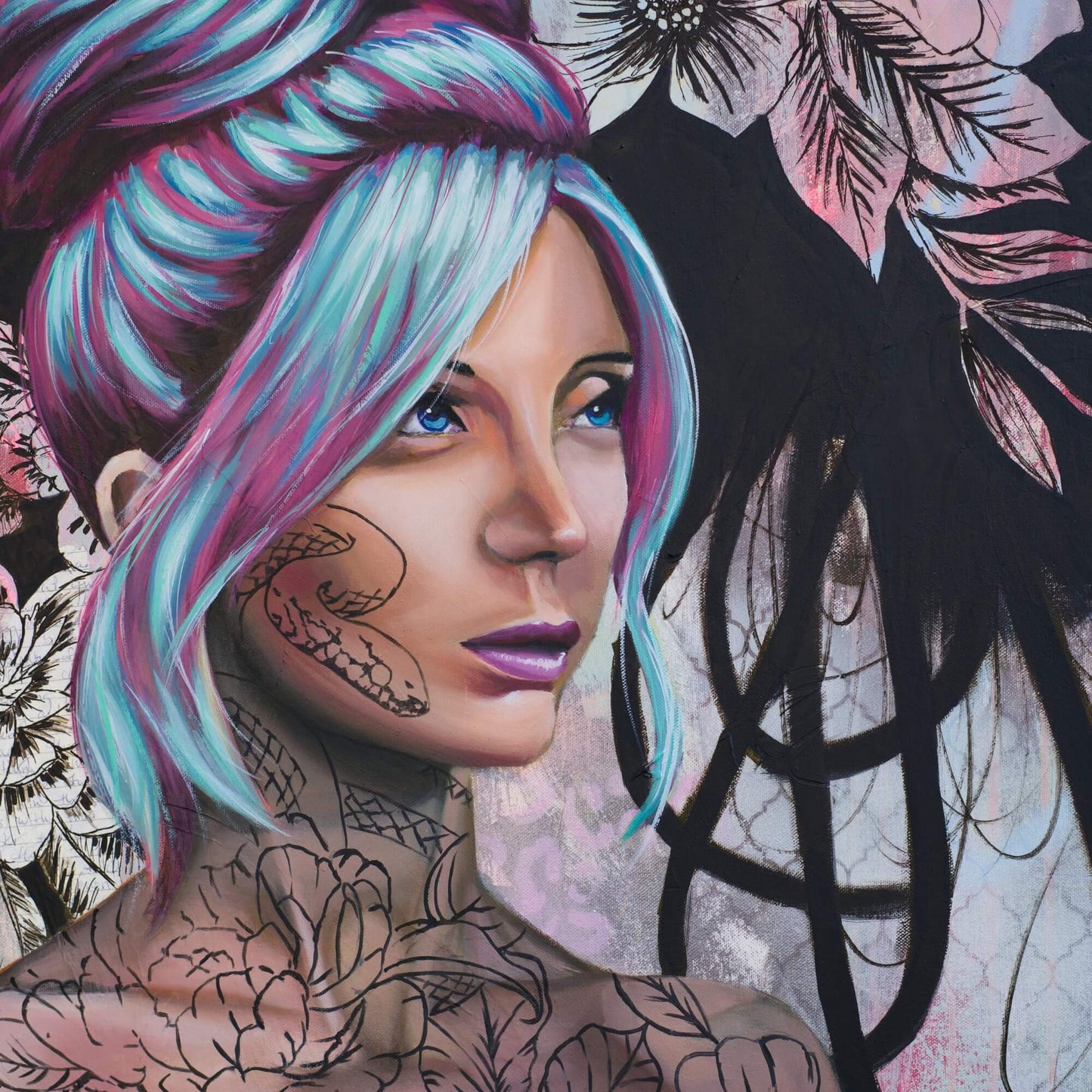 No Rain, No Flowers Original Painting