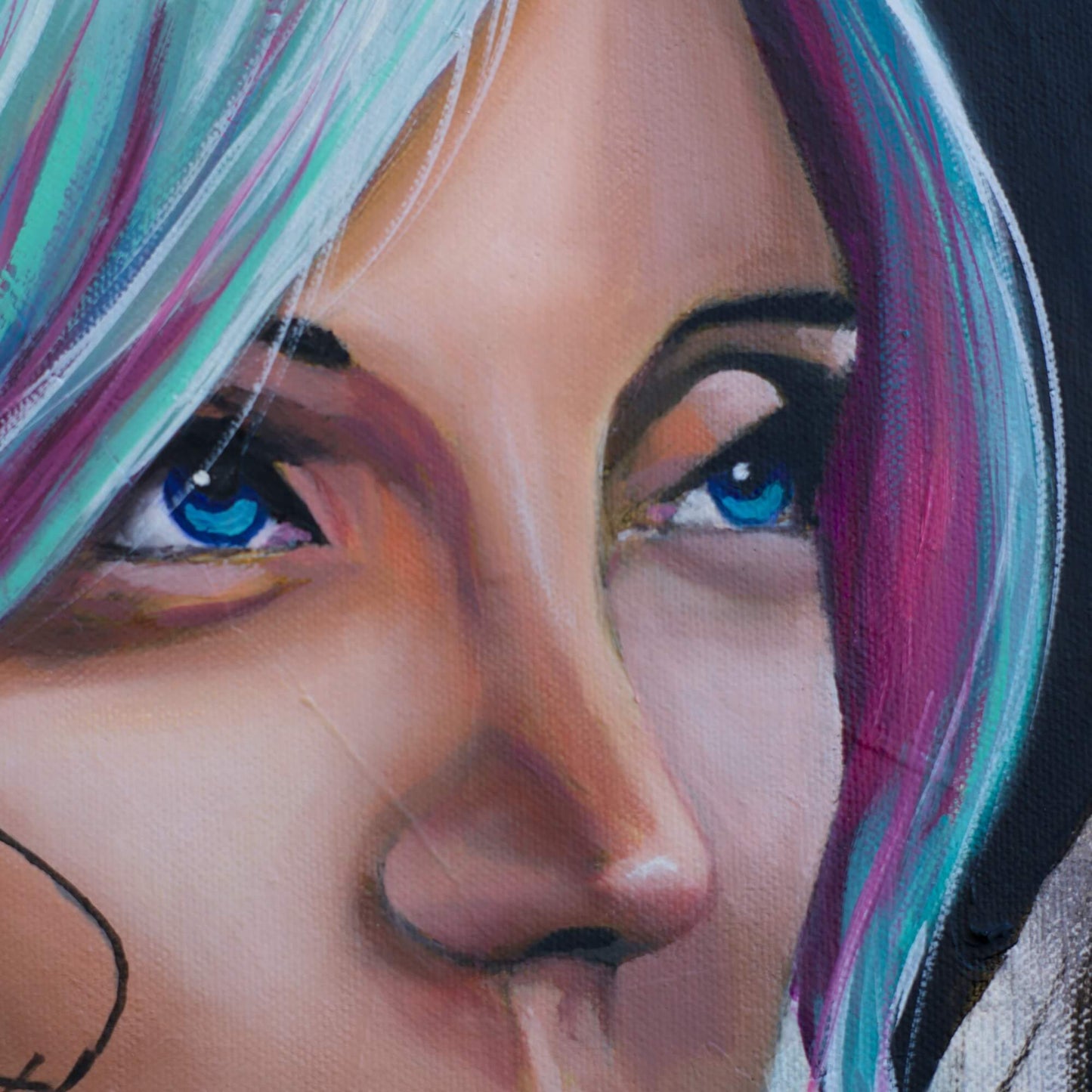 No Rain, No Flowers Original Painting