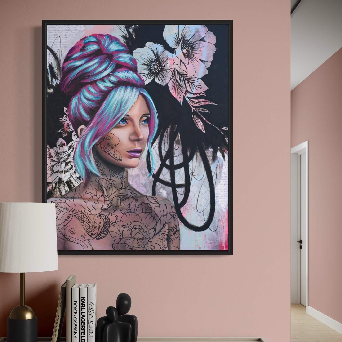 No Rain, No Flowers Original Painting