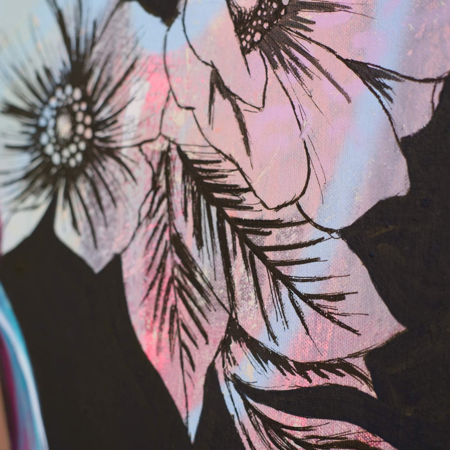 No Rain, No Flowers Original Painting