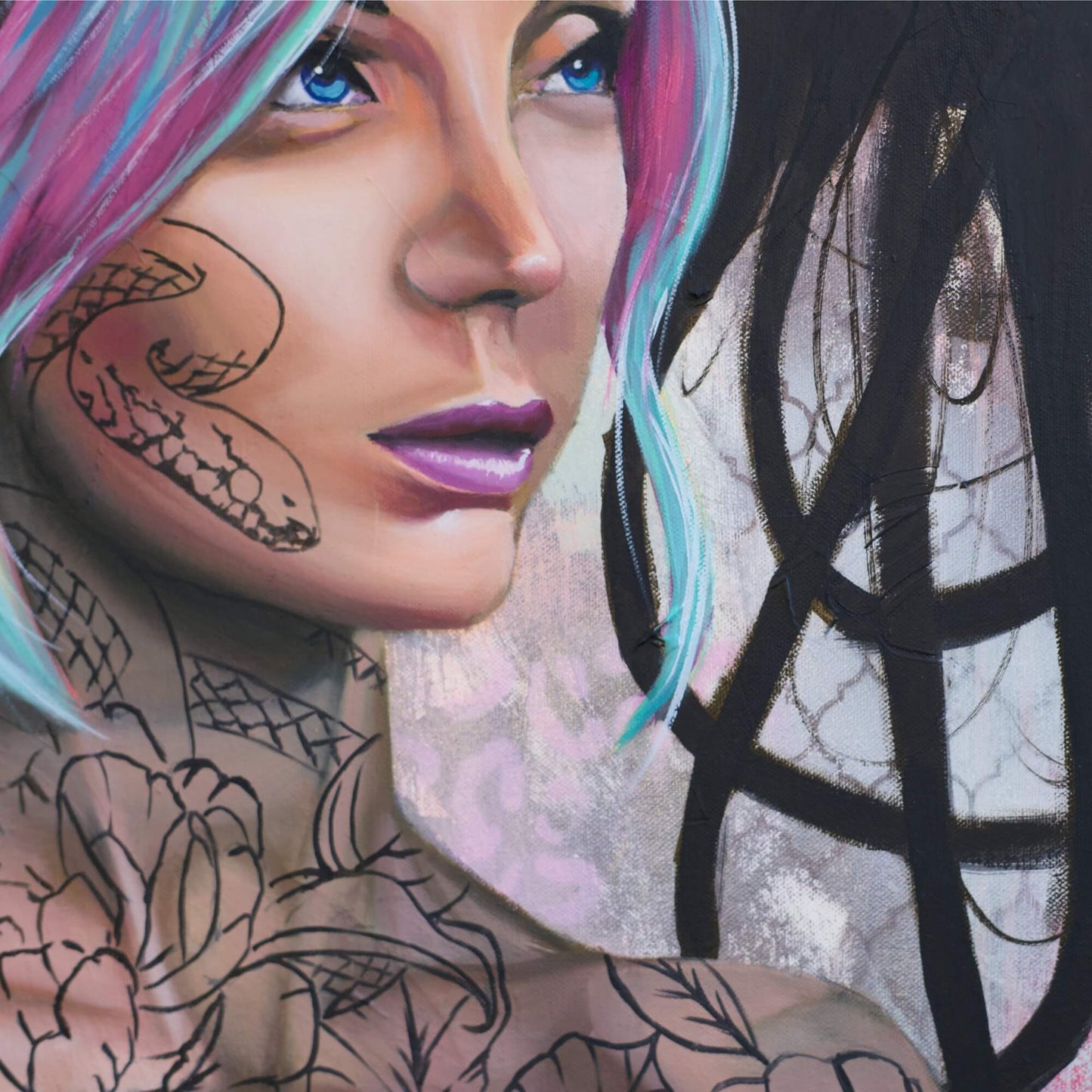 No Rain, No Flowers Original Painting