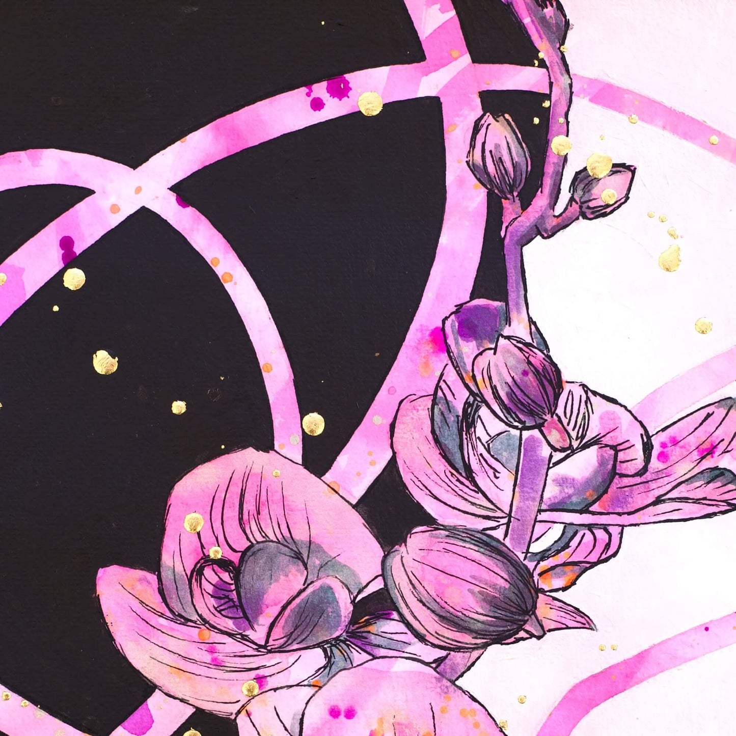 Orchids Original Painting