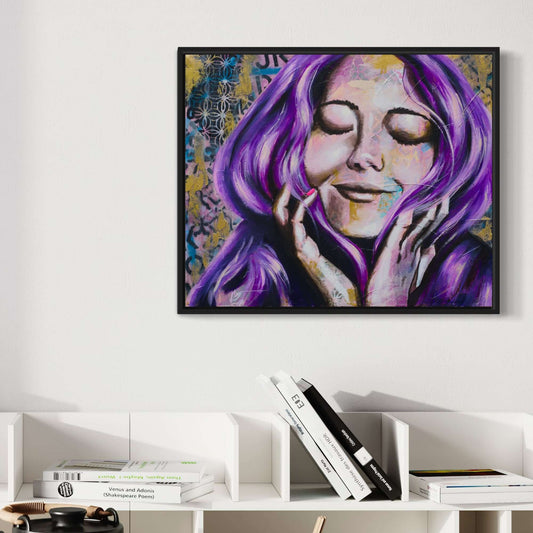 Abstract Art Paintings of Women Mixed Media Street Art For Sale in Melbourne
