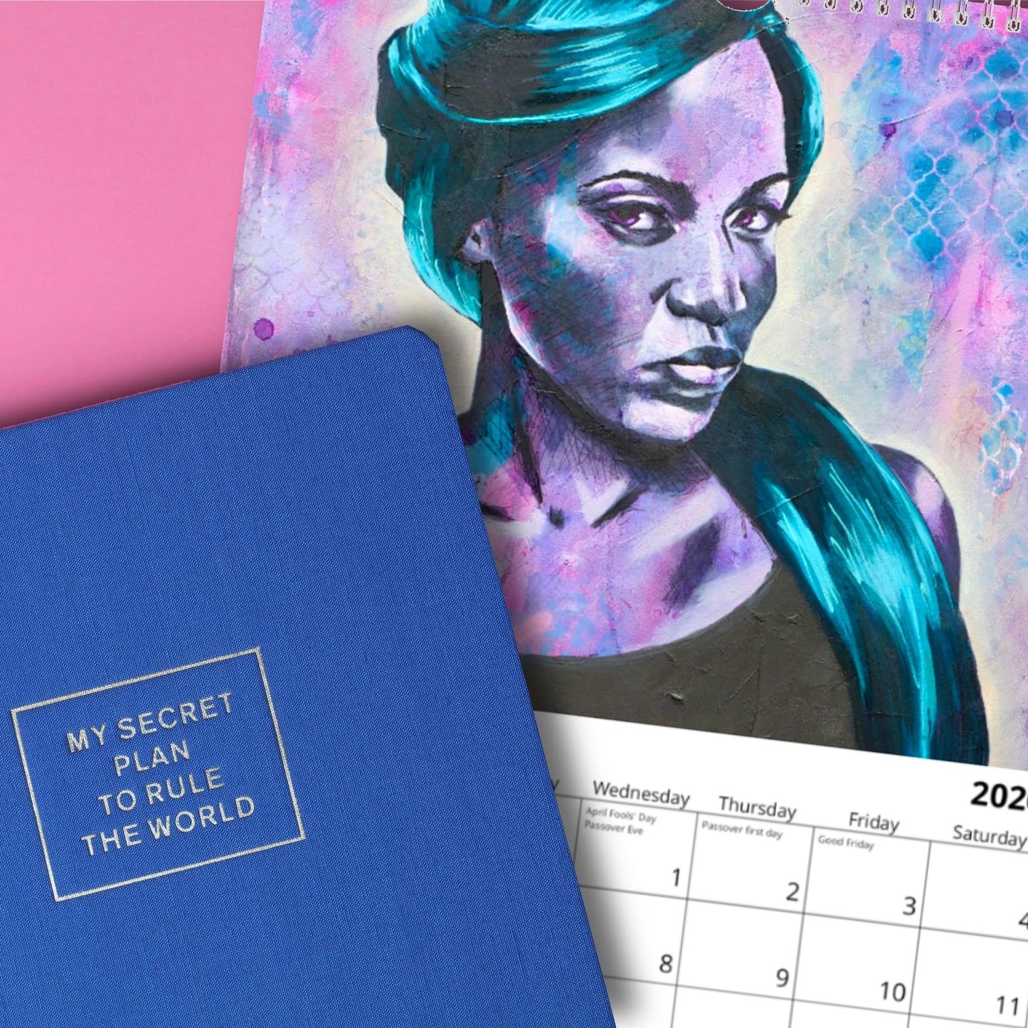 Frameable prints from 2026 Criss Chaney art calendar, twelve unique artworks