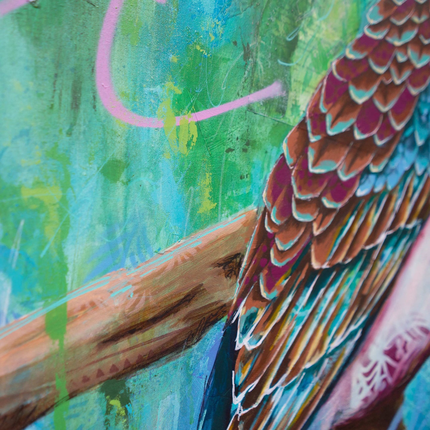 melbourne art kookaburra art colourful kookaburra painting