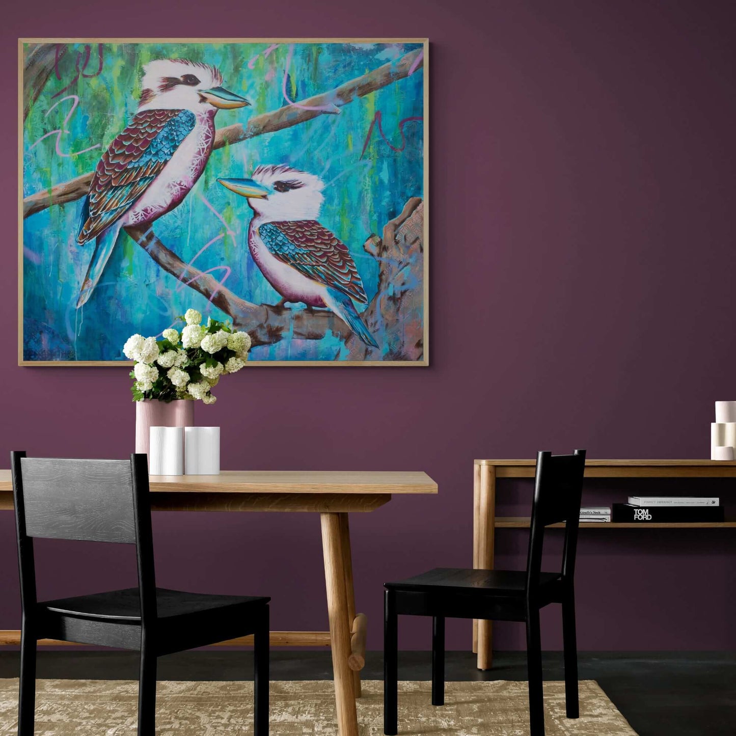 melbourne art kookaburra art colourful kookaburra painting